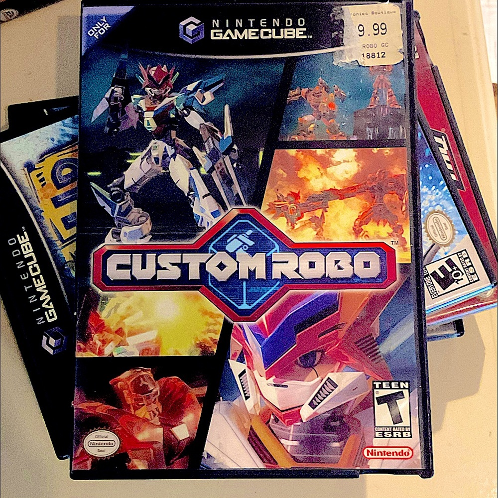 Custom robo mint GameCube game